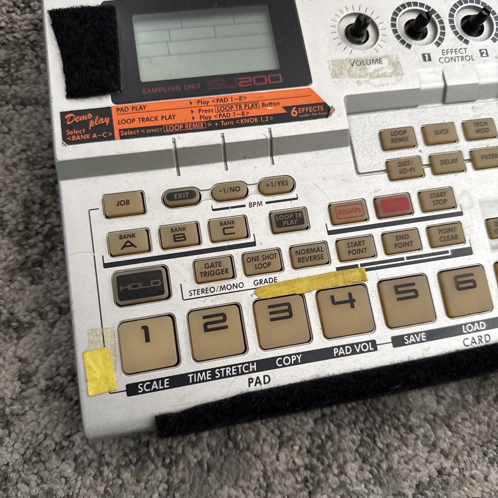 Yamaha SU200 Sampling Unit Phrase Sampler AS-IS Powers On Not Fully Tested