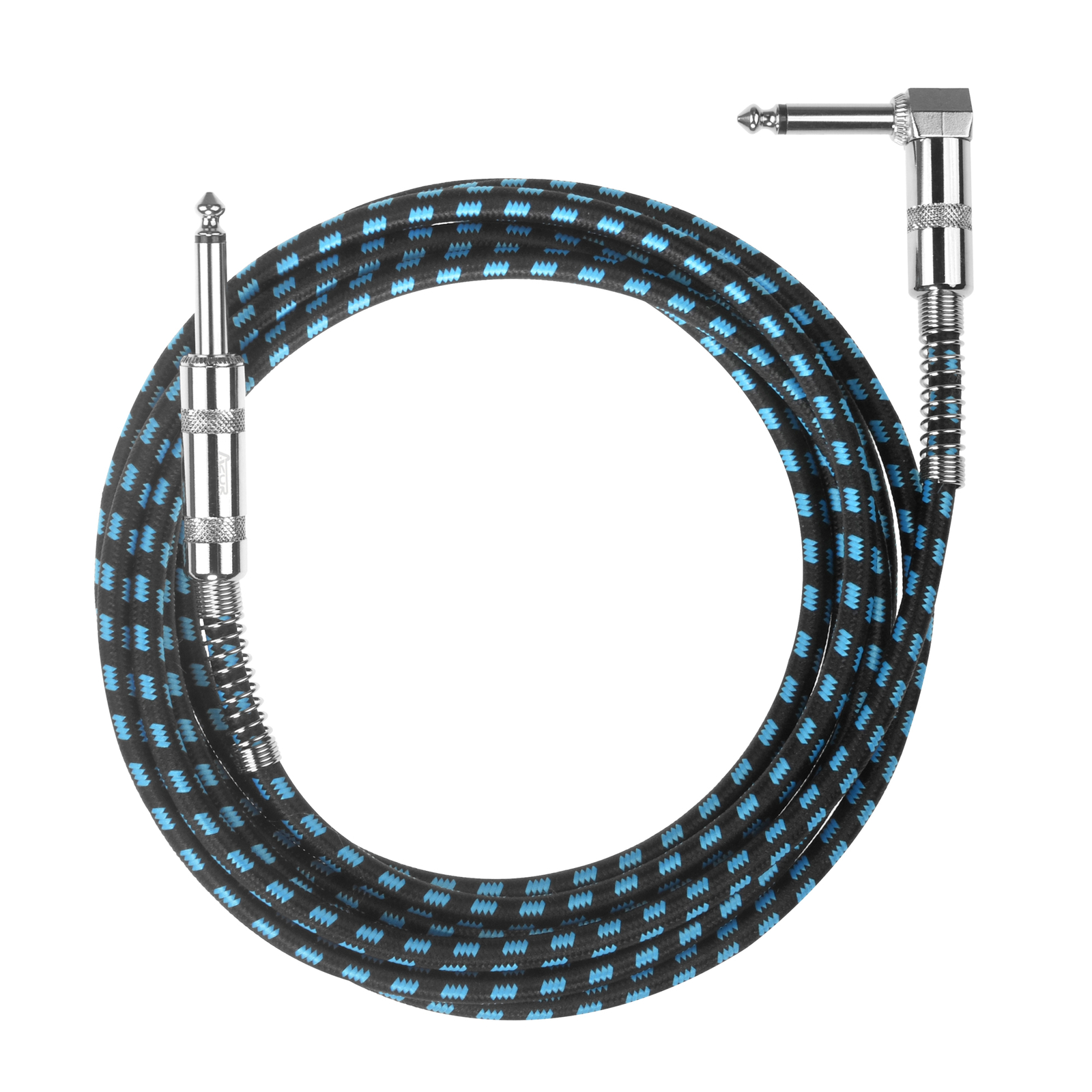 Guitar Audio Cable 10ft Braided Cable Guitar Connector 6.35 Shielded Audio Cable