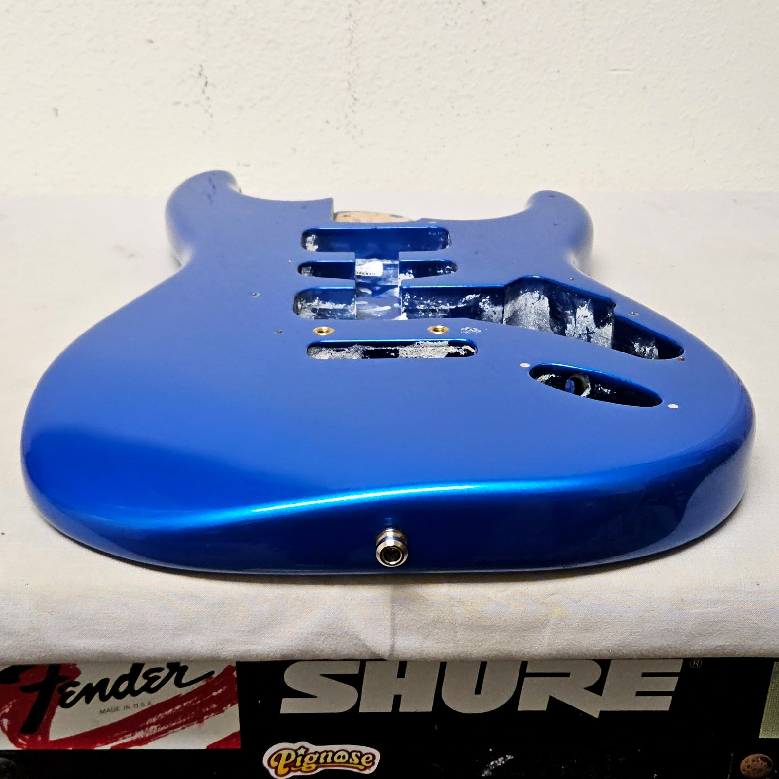 2024 Fender American Ultra II Strat Alder Body Noble Blue – USA Stratocaster