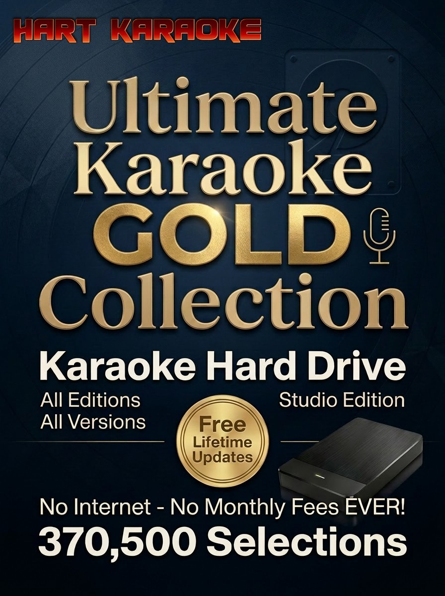 Professional Studio Karaoke Player Collection – USB Hard Drive Lifetime Updates
