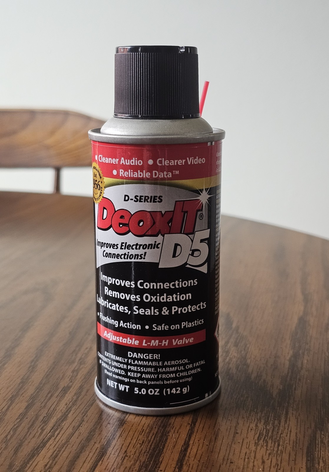 Hosa Technology D5S-6 CAIG DeoxIT 5oz. Contact Cleaner Spray