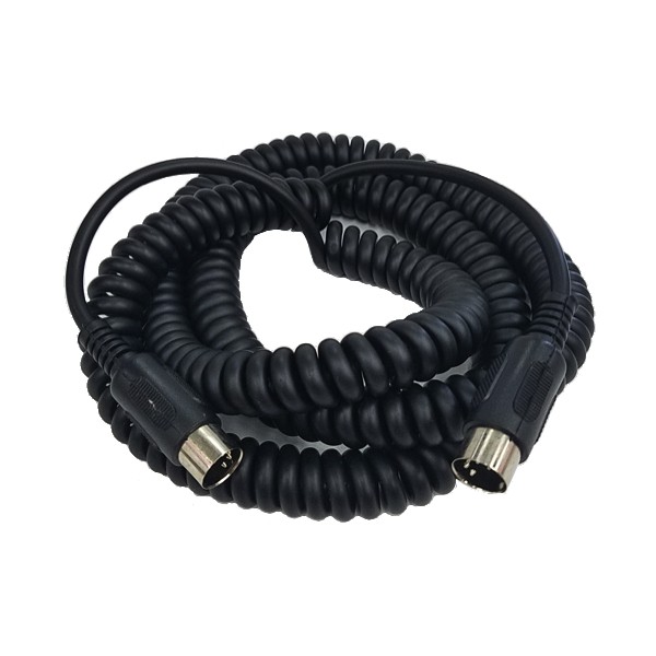 Cable Up CU/MD825 25′ MIDI Male to Same Coiled MIDI Cable