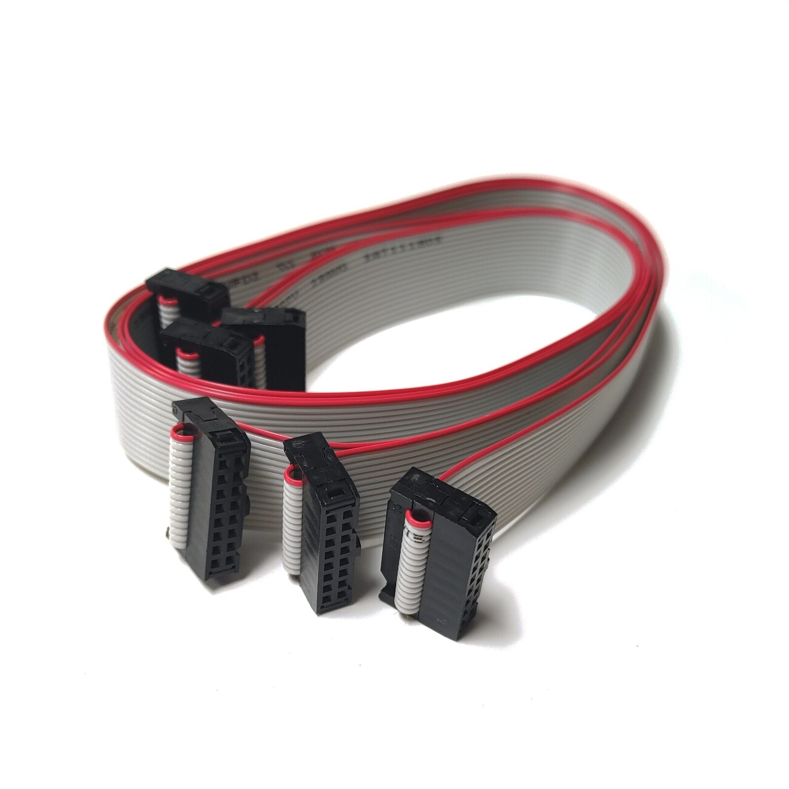 3x Nelson Audio 16P to 16P Power Ribbon Cables for Eurorack Synths – 20″ 50cm