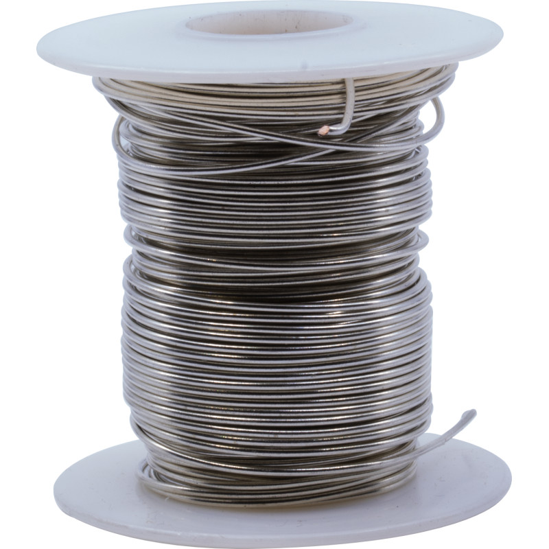 Wire, Bus, 100 foot Spool, tinned copper, Gauge: 20 AWG