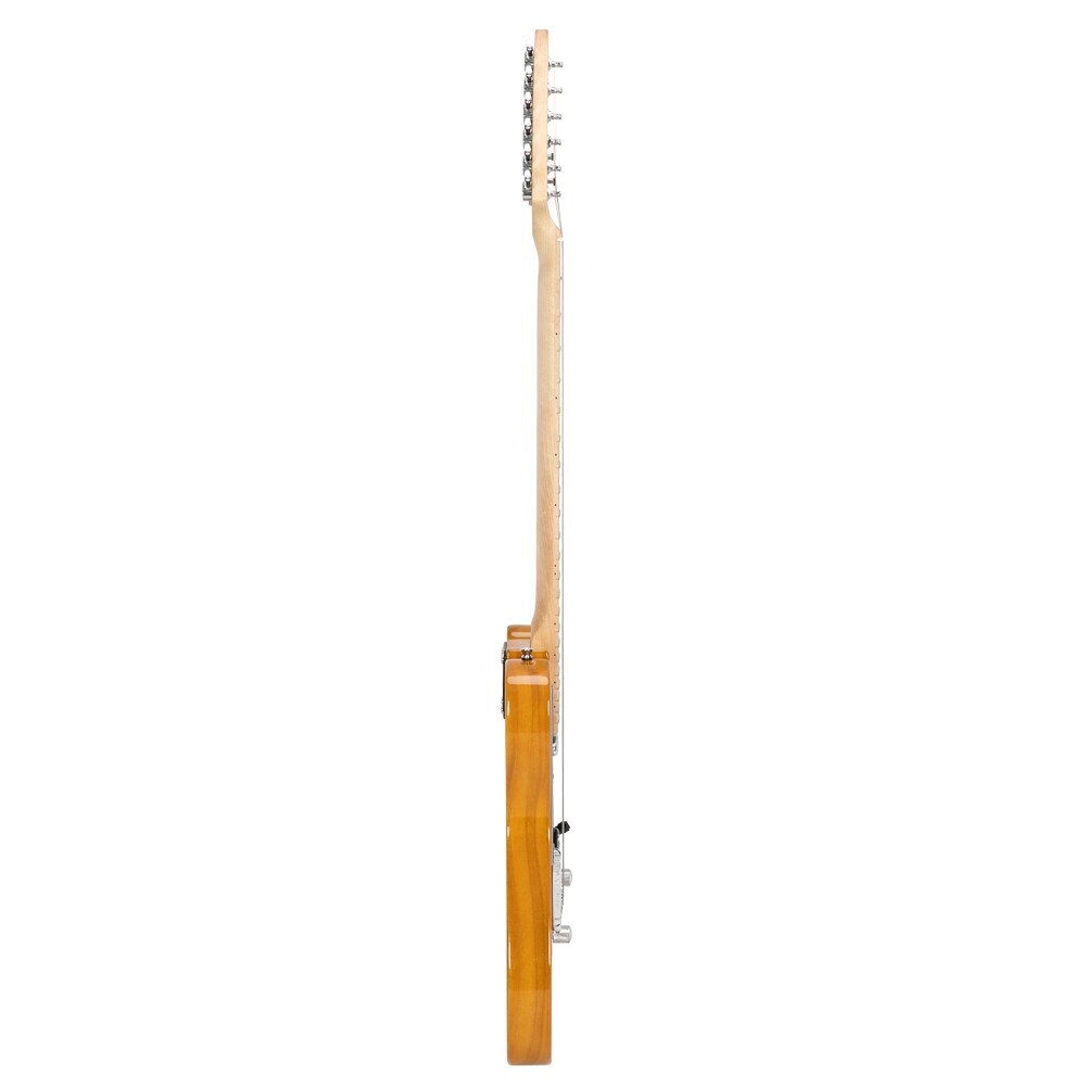 Full-Size Trans Yellow Tele Style Solid Body Electric Guitar Package w/ Gig Bag