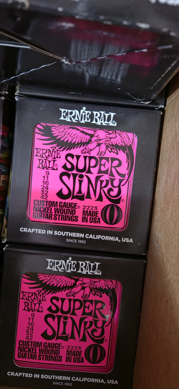 Ernie Ball Super Slinky 2223 Nickel Wound Roundwound Strings 3Box 36pk!