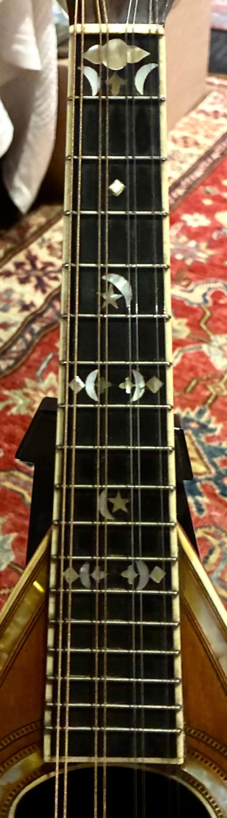 Fancy Bowl Back Mandolin (SS Stewart/Baur/Acme) set up to play, vg shape