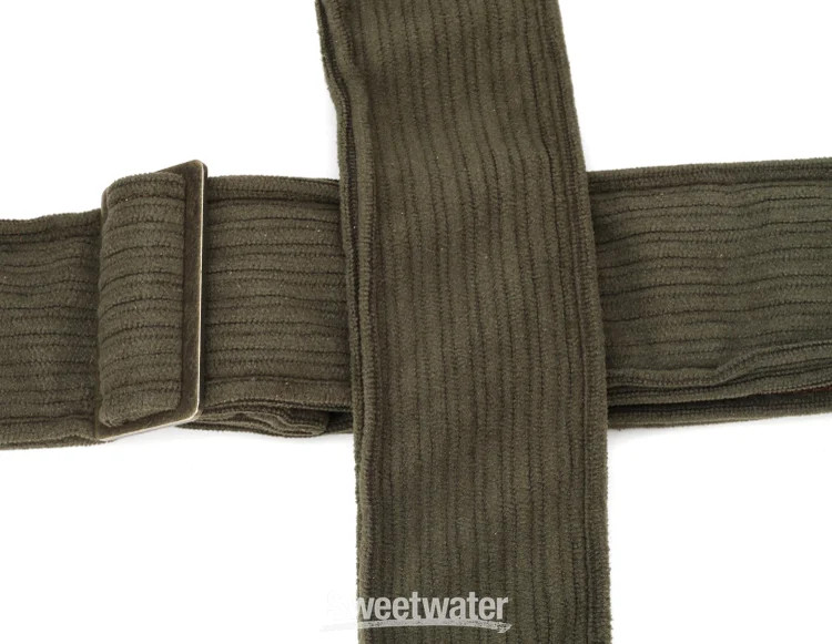 Fender Corduroy Guitar Strap – Antique Olive
