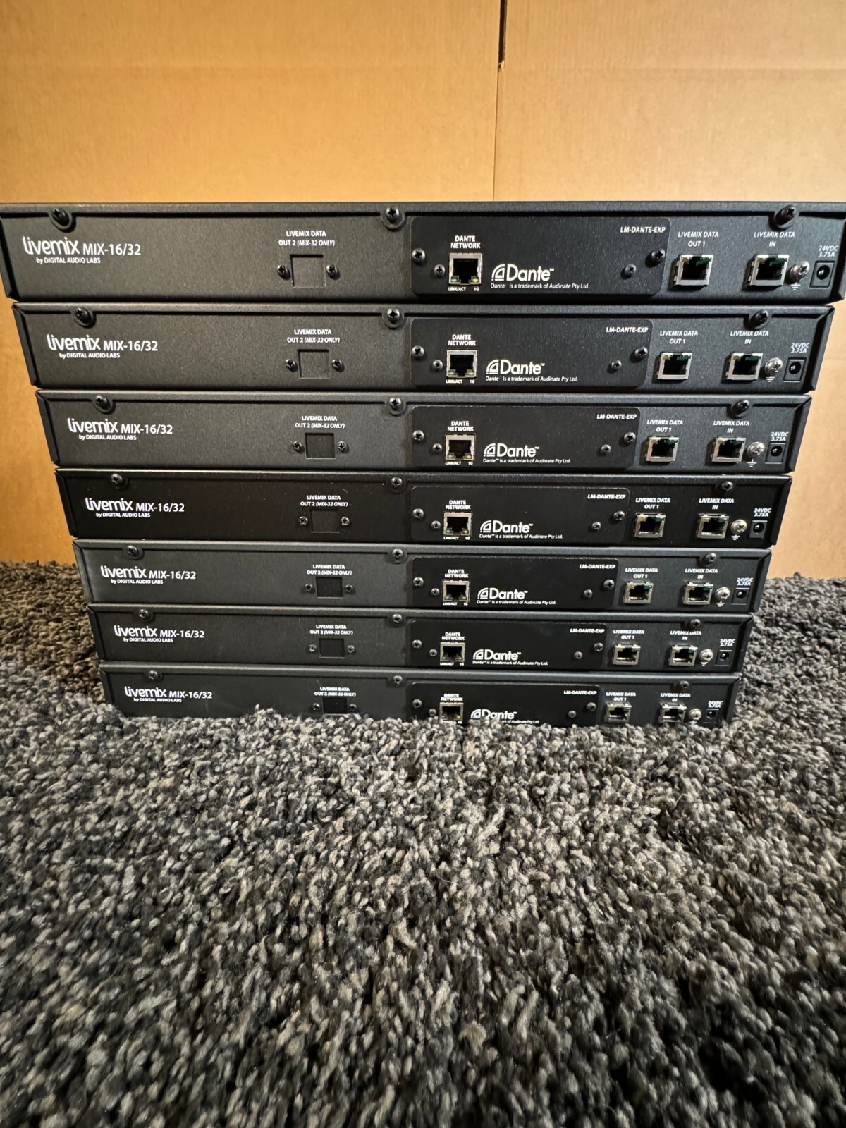 Digital Audio Labs Livemix Mix 16 Controller Distributor+Dante Card 7 Available
