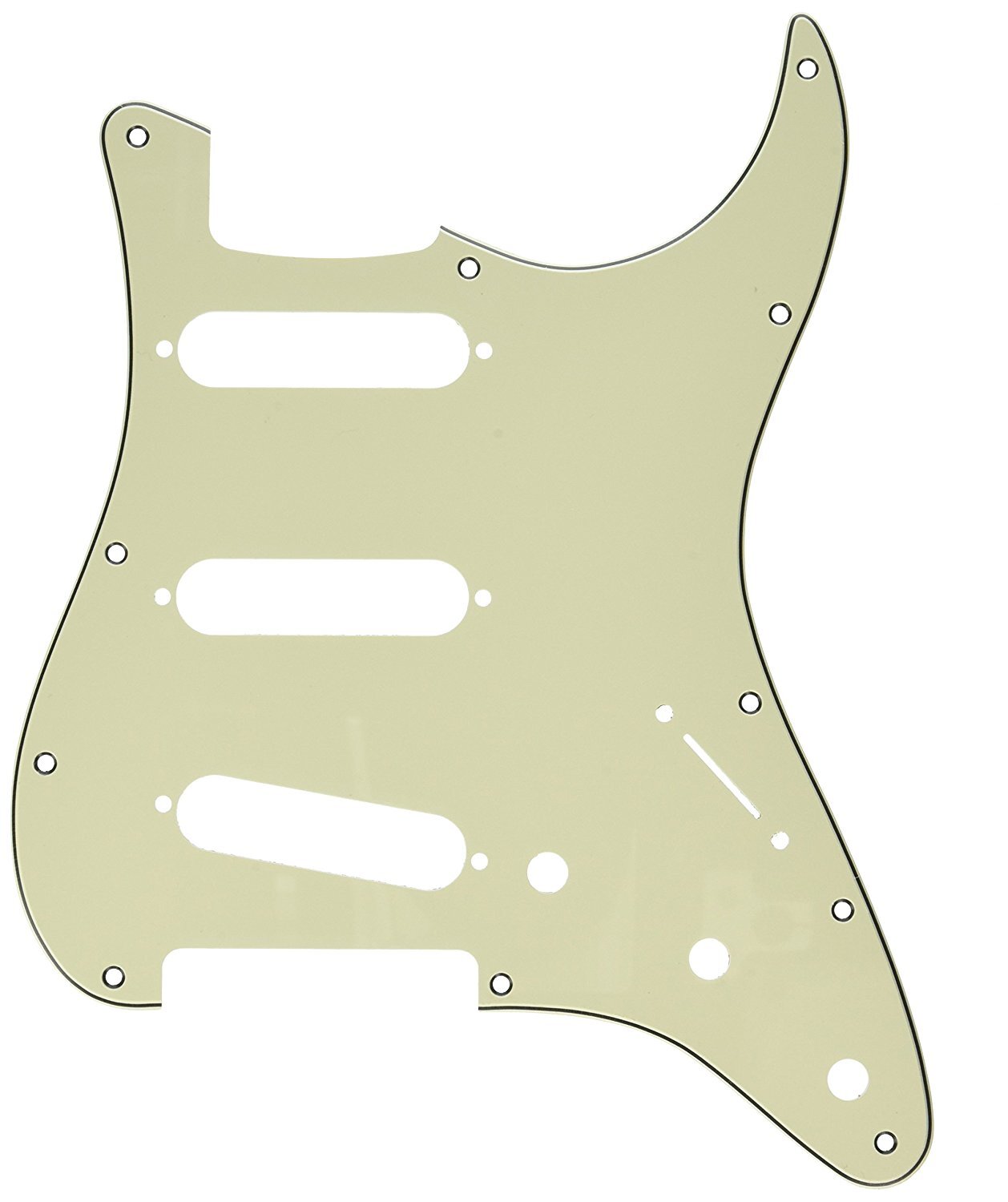 Genuine Fender Stratocaster/Strat 3-Ply 11-Hole Guitar Pickguard – MINT GREEN