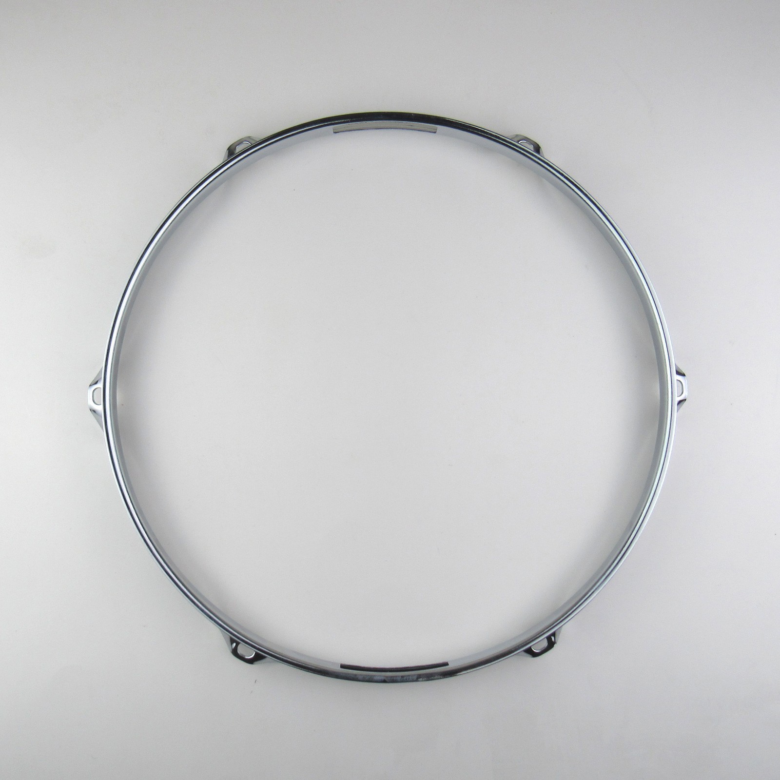 1 PC 12″ Drum Hoop Snare Drum Hoop 6 Lug 1.6MM Chrome Snare Bottom Side .