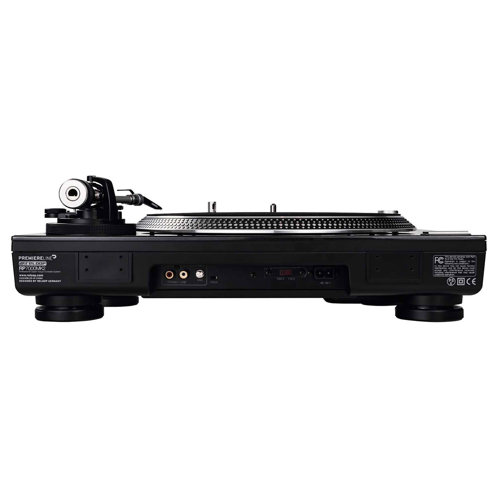 Reloop RP-7000 MK2 Direct Drive Turntable – Black