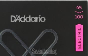 D’Addario XTB45100 XT Nickel Plated Steel Long Scale Bass Strings -.045-.100
