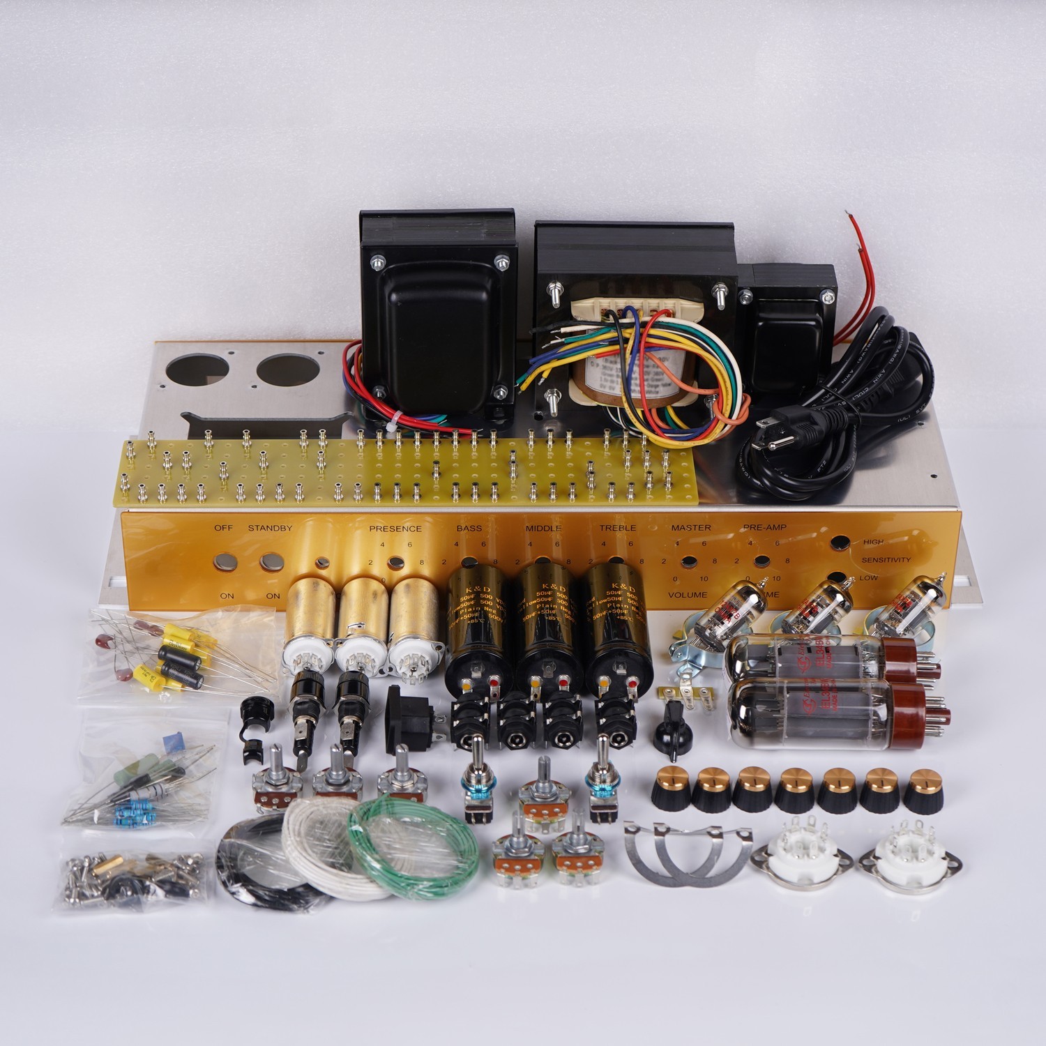1Set For JCM800 2204 2203 Guitar Tube Amp Amplifier DIY Kit W Chassis Full Parts
