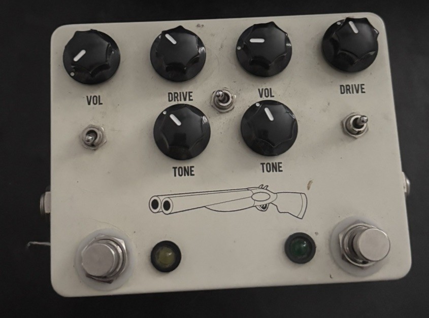 JHS Double Barrel V3 Dual Overdrive Effects Pedal for Electric Guitar
