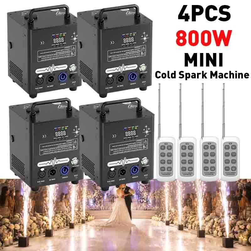 800W Cold Spark Machine Stage Effect DMX Firework Machine DJ Event Club Wedding