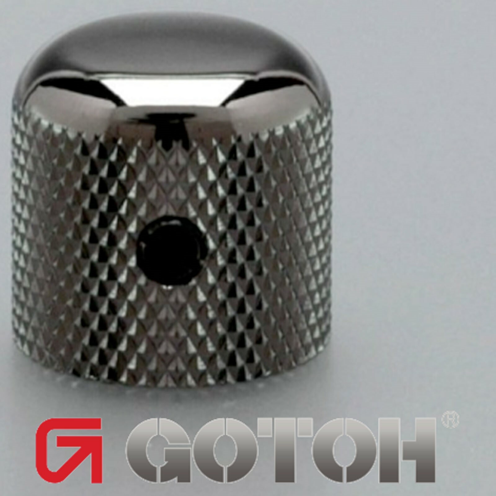 NEW (1) Gotoh VK1-18 – Control Knob – DOME – Bass, Guitar – METAL – COSMO BLACK