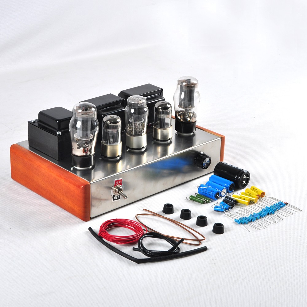 USA 1Set Vacuum Tube Amplifier Class A Single Ended 6N8P 6P3P Amp Kit DIY