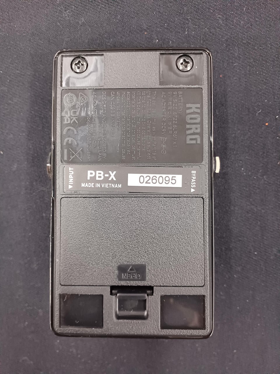 Korg PB-X N/A Effects Pedal Tested & Works 26382