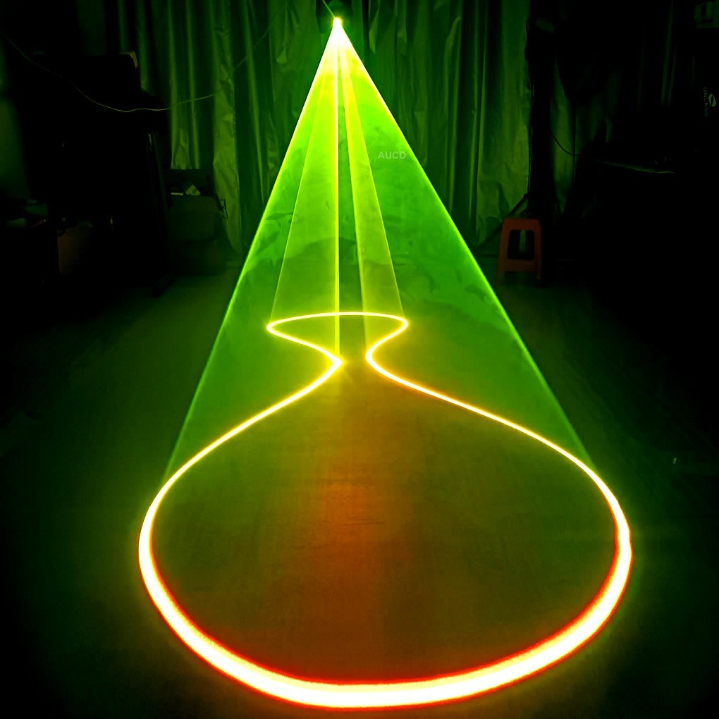 5W Stage Projector Laser Lights iOS Android App RGB Animation DMX iLDA DJ Party