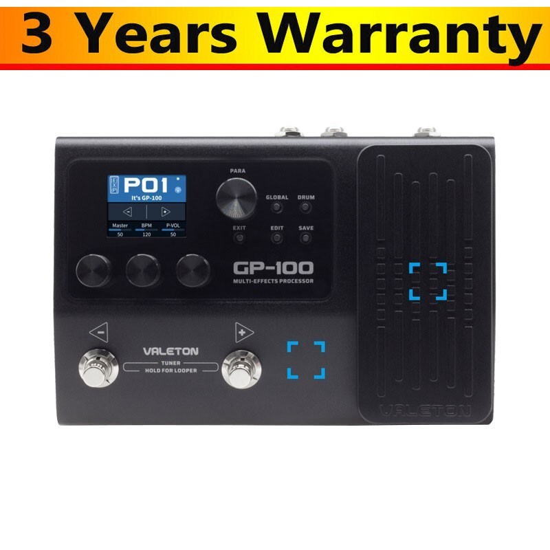 GP-100 Guitar Multi-effects Processor Stereo with 140 Built-in Effects Looper