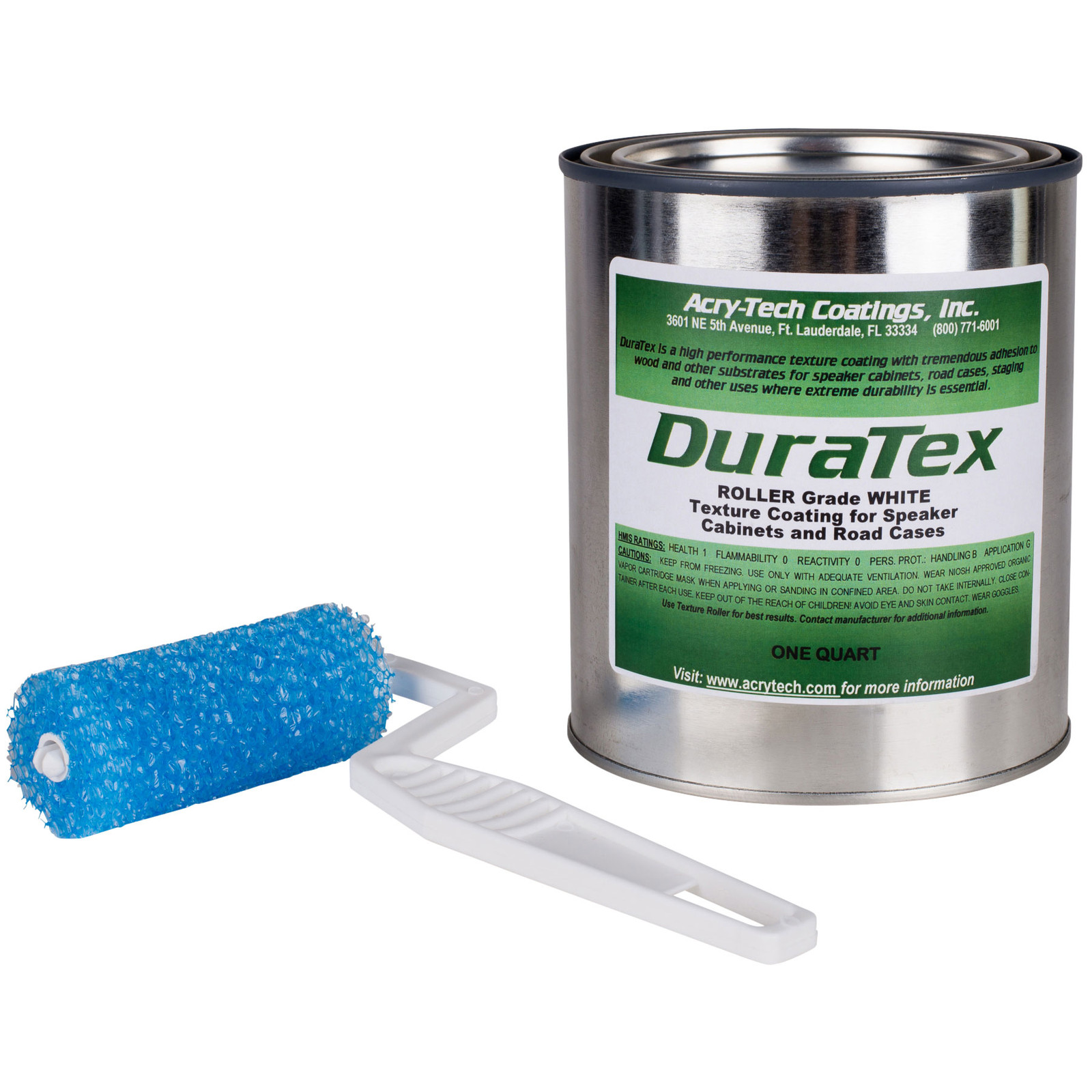 Acry-Tech DuraTex White 1 Quart Roller Grade Cabinet Texture