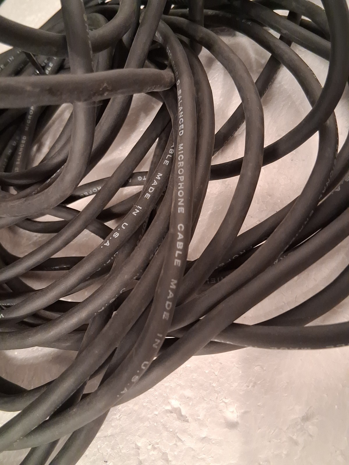50ft VTG Shielded XLR Balanced Microphone Mic Pro Audio Cable Cord Male t Female
