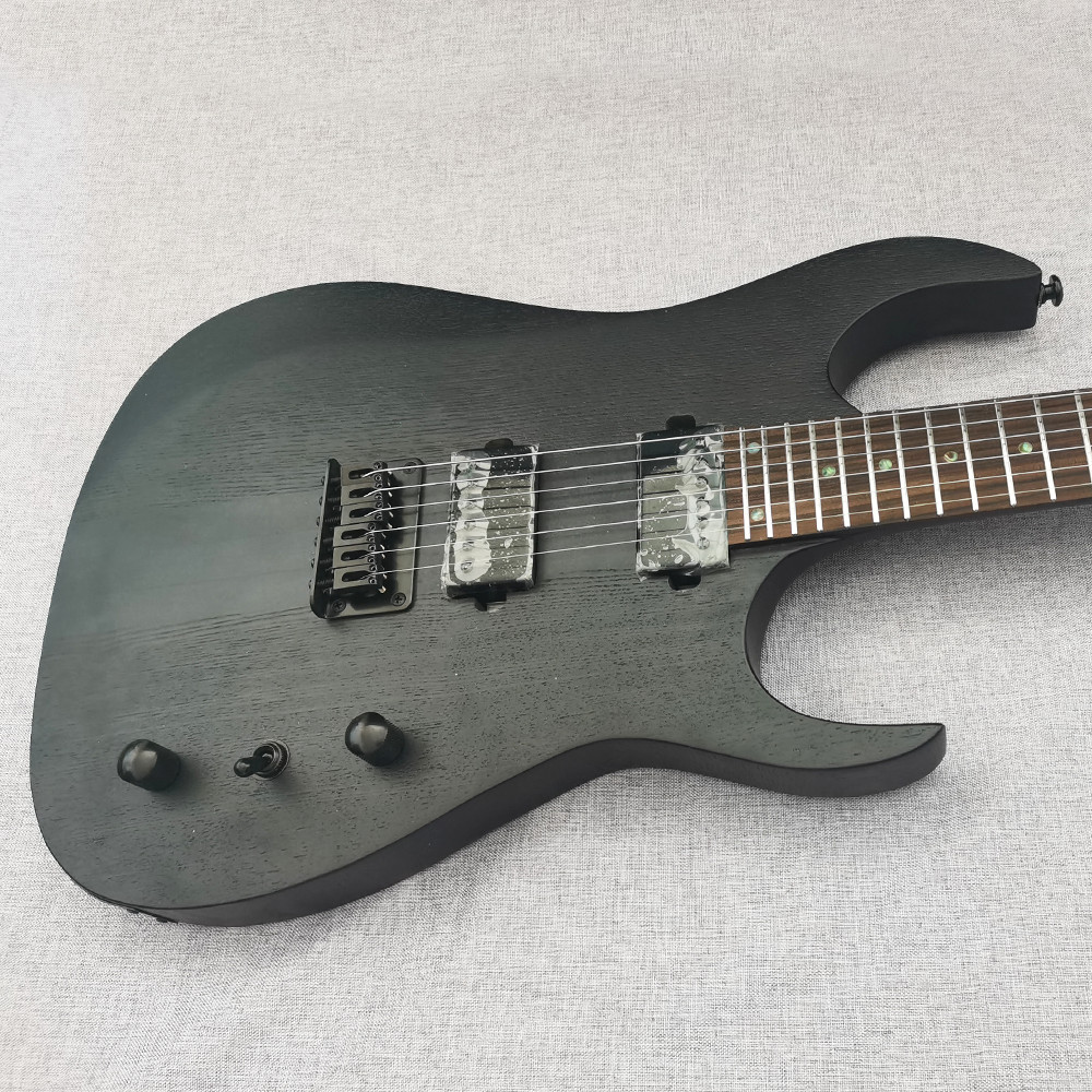 6 String Electric Guitar Neck Through the Body 24frets solid BK part black body