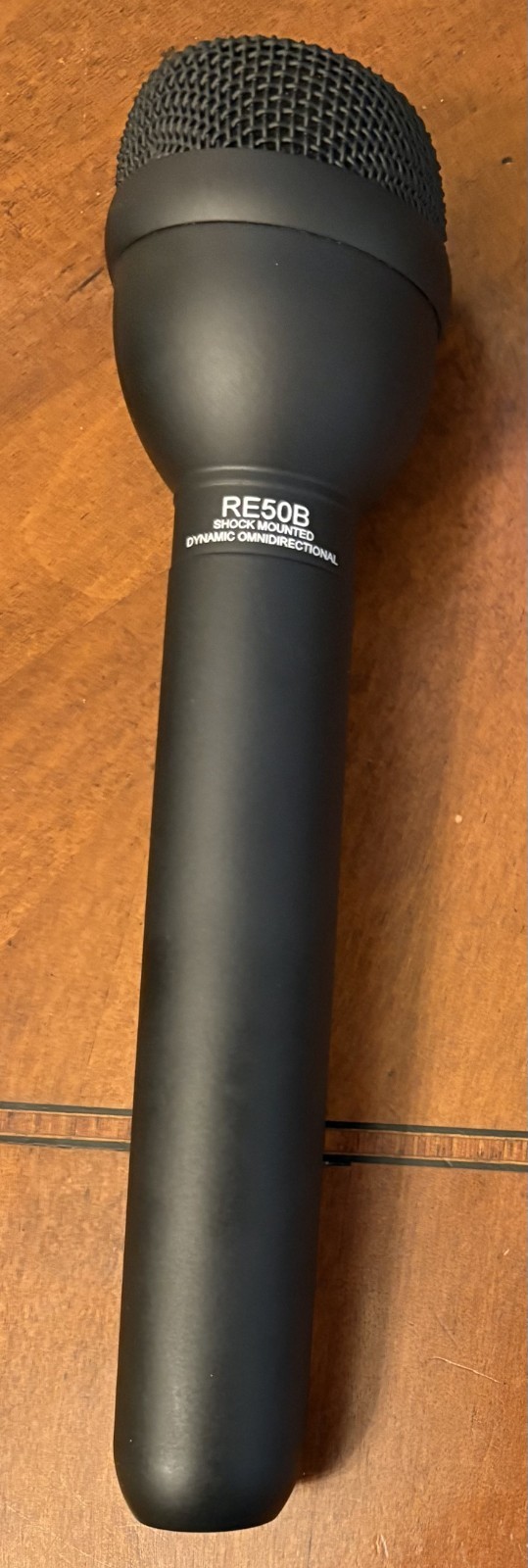 Electro-Voice RE50B Dynamic Omnidirectional Interview Microphone Black 150 ohms