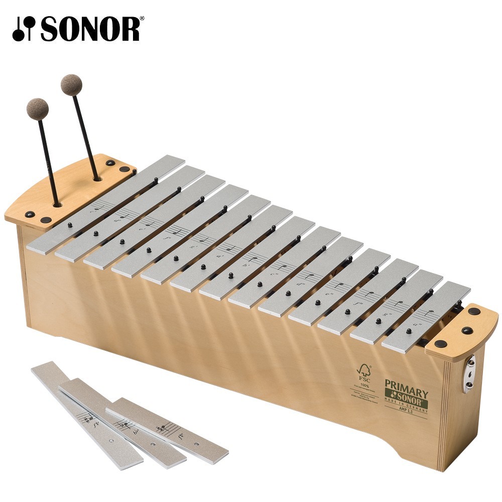 Sonor Orff AMP 1-1 Birch Primary Alto Metallophone With Mallets