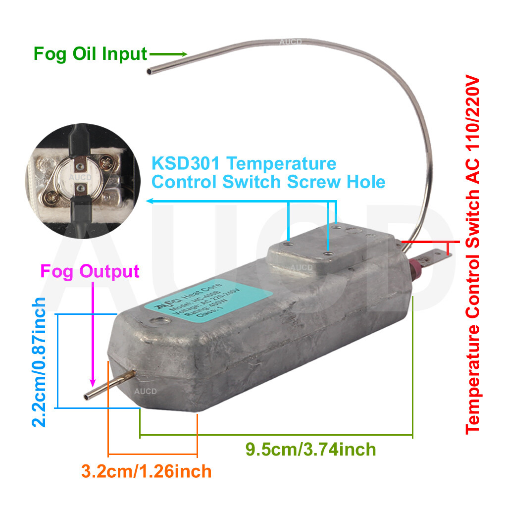 400W 900W 1500W 3000W Smoke Machine Heating Core Fogger Heater Rod DJ Stage Part