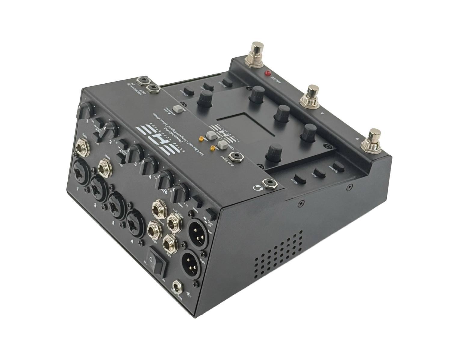 Elite Acoustics (EAE) StompMix 6-2 Six Digital pedalboard mixer (Open Box)