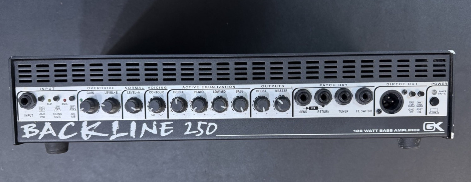 GK Gallien-Krueger BACKLINE 250 Bass Amplifier