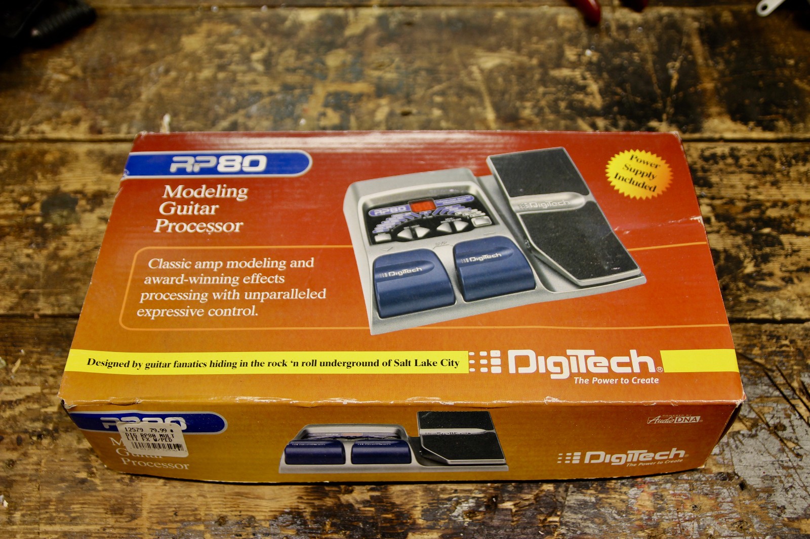 Guitar Processor DigiTech RP80 Multi Effects Pedal Modeling ~ NOS