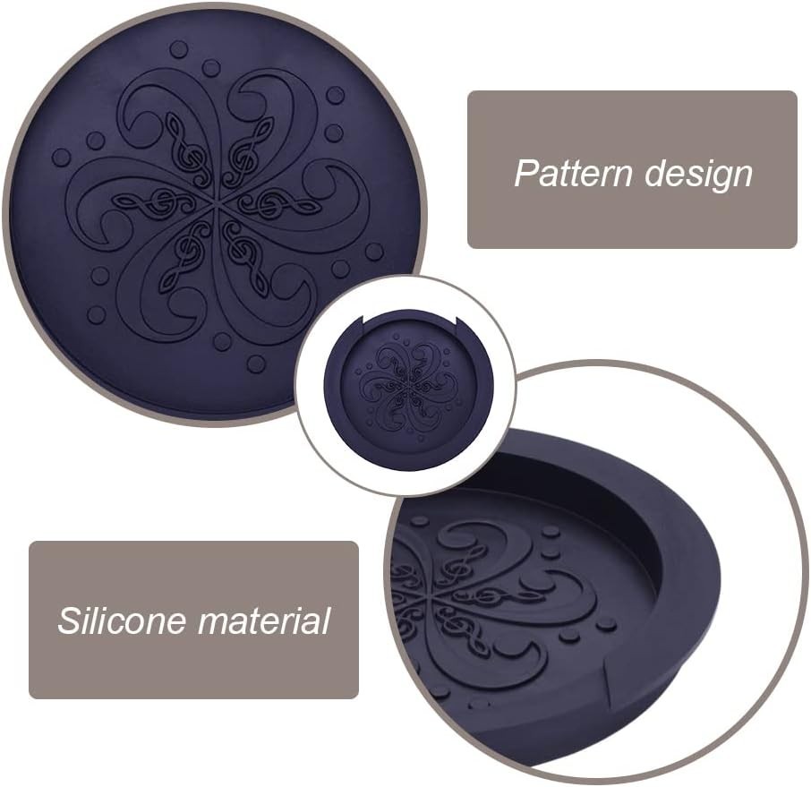 Feedback Buster Sound Hole Cover – 10cm Rubber Protector for Acoustic Guitars