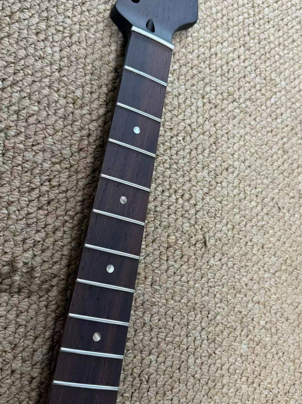 Stainless 22Fret S-Style Guitar Neck Wenge Fretboard Nitro Satin for Guitar Part