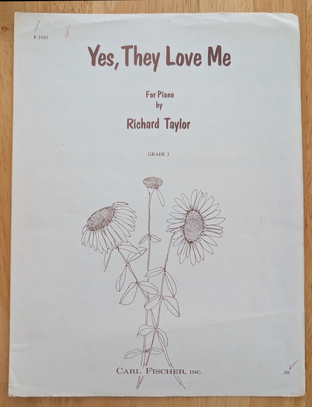 Yes They Love Me For Piano by Richard Taylor