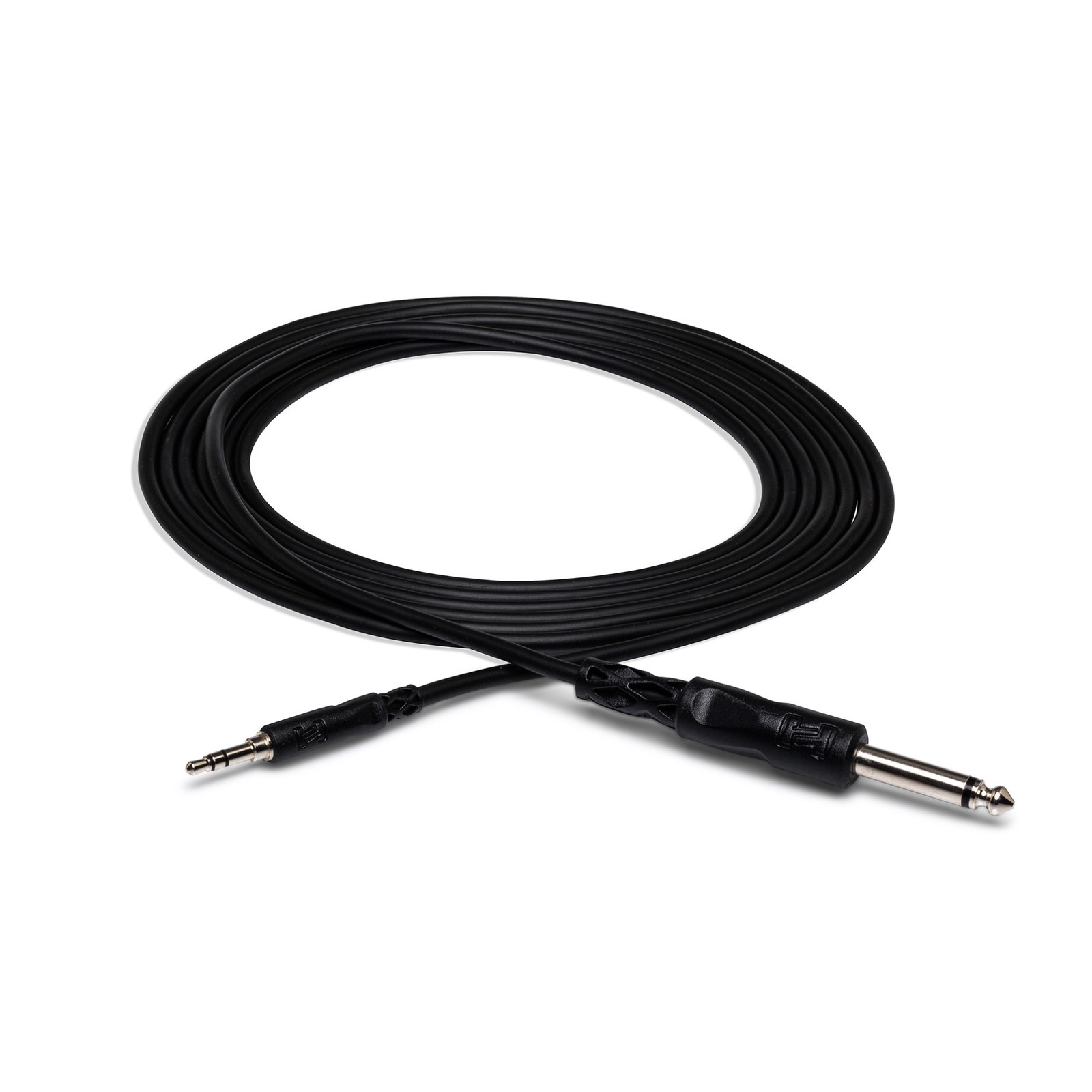 Hosa Mono Interconnect 1/4 in TS to 3.5 mm TRS (5-Ft)