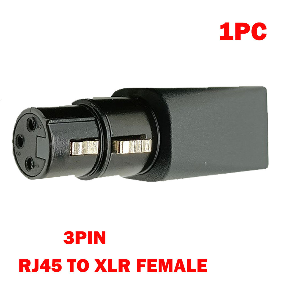 DMX to RJ45 Connector – RJ45 Ethernet to 3 Pin XLR DMX Female Adapter HOT