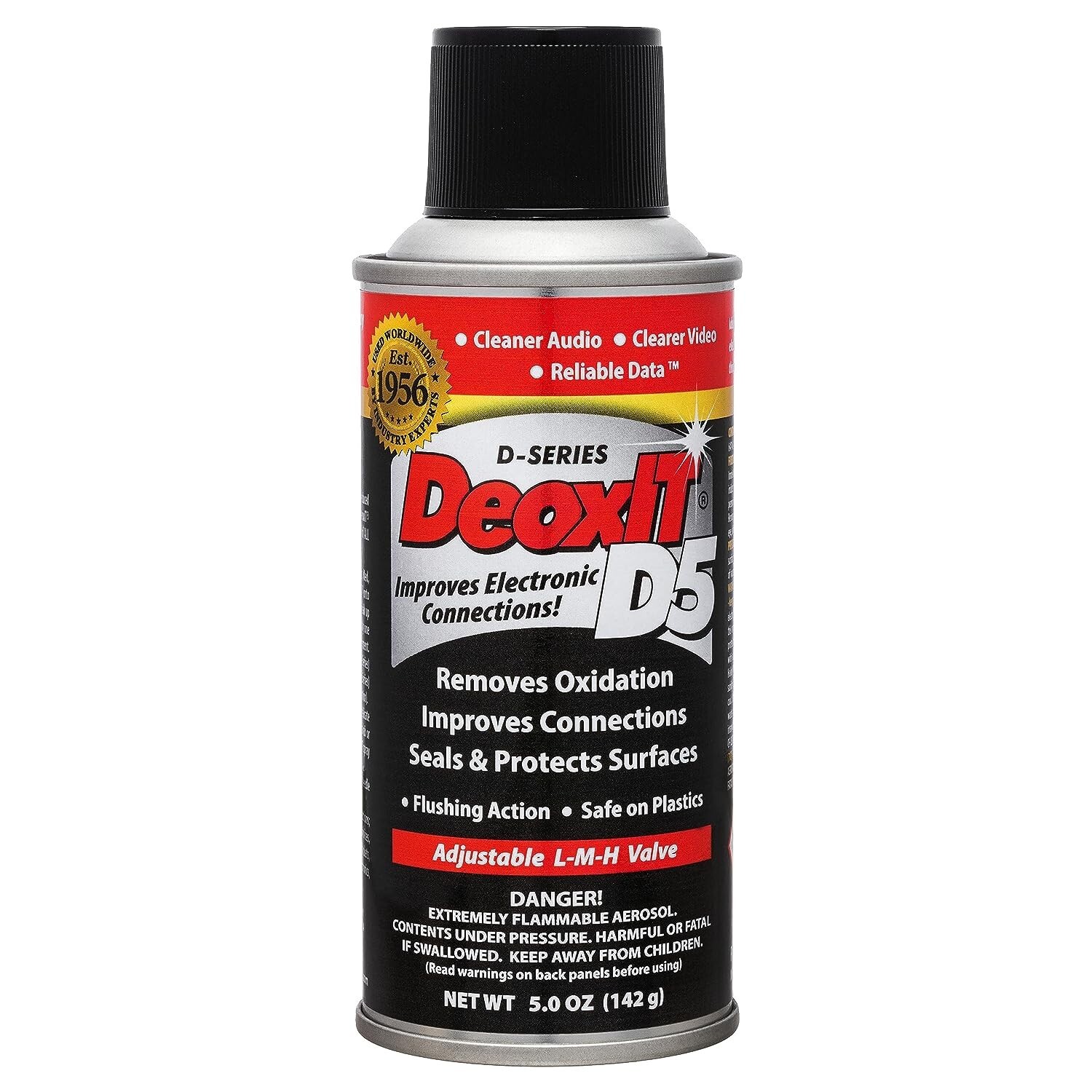 CAIG DeOxit Cleaning Solution Spray, 5% spray 5oz Original Version, NEW
