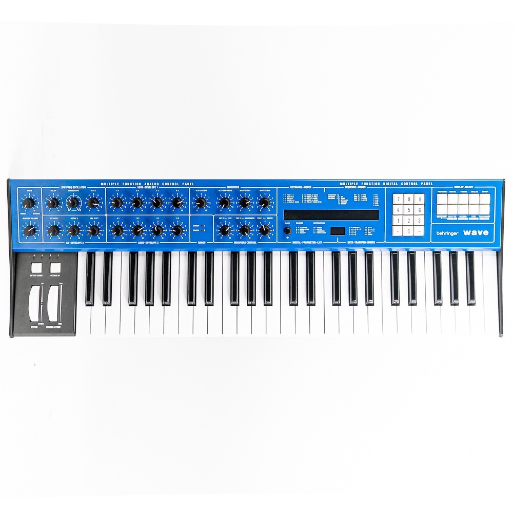 Behringer Wave Hybrid Wavetable Synthesizer – 49-Key Analog Hybrid Synth
