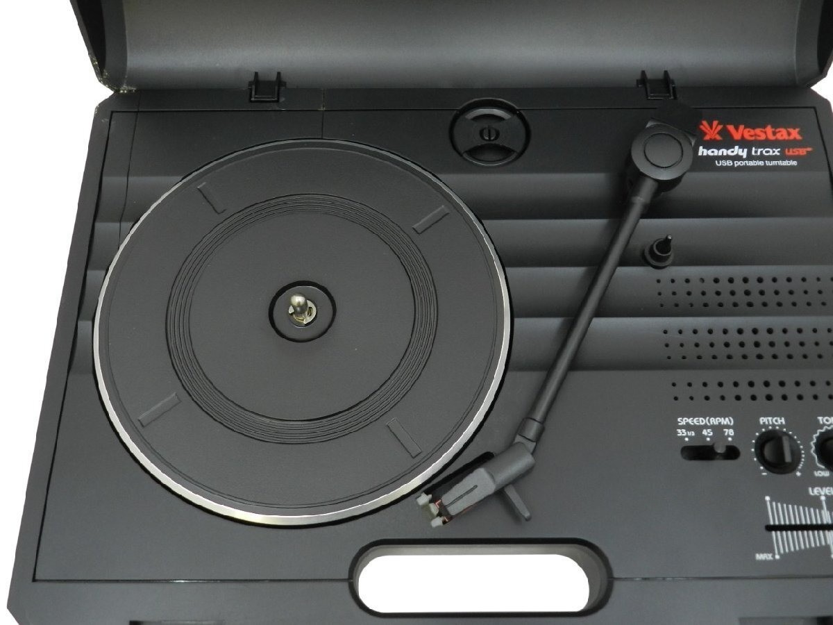Vestax handy trax USB Turntable Handytrax Record Player Black Good HP