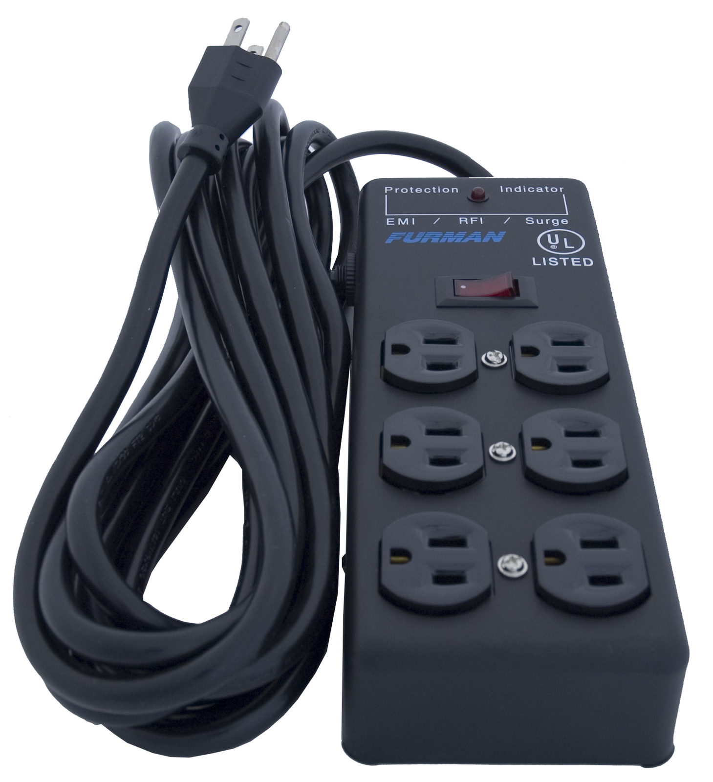 Furman SS6B 15A AC Surge Strip, 6 Outlet