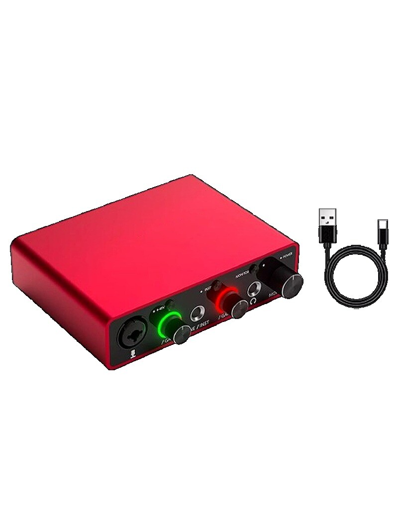 For Focusrite Scarlett Solo 3rd Gen USB Audio Interface the Guitarist Vocalist