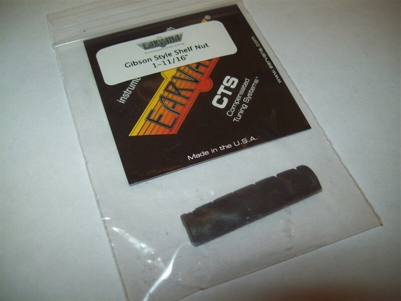 NEW – Earvana Drop-In Compensated Nut For Gibson, 1-11/16″ – BLACK