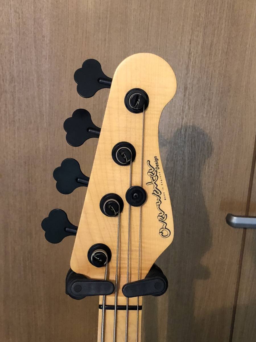 Electric Bass Guitar Overwater Scott Devine Signature United Kingdom & Hard Case