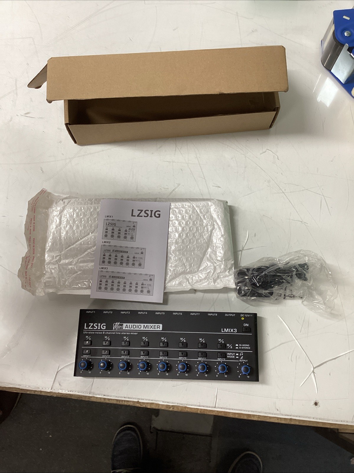 LZSIG LMIX3 Micro Audio Mixer, Ultra Low-Noise, 8-Channel, Dynamic T-177