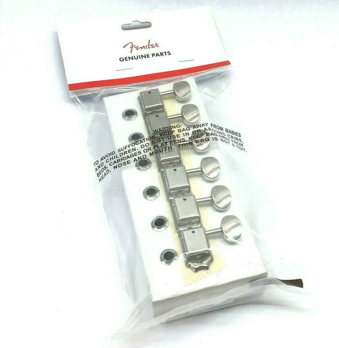 Genuine Fender Nickel Vintage Tuners for Strat/Tele/Jaguar Guitar 004-7912-049
