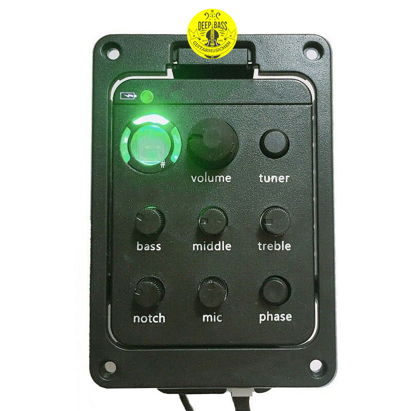 Acoustic Guitar Pickups Presys Blend 301 Onboard Preamp Pickup 4-Bands Tuner Mic
