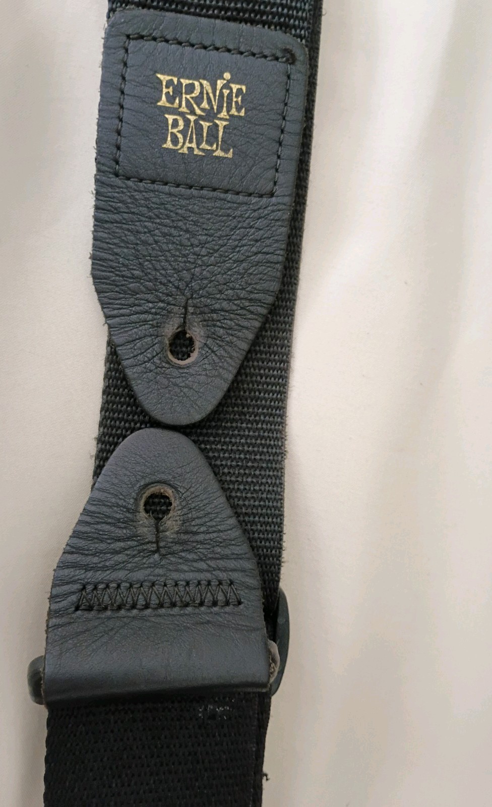 Vintage Ernie Ball Polypro Guitar Strap – Black – Fair Preowned –